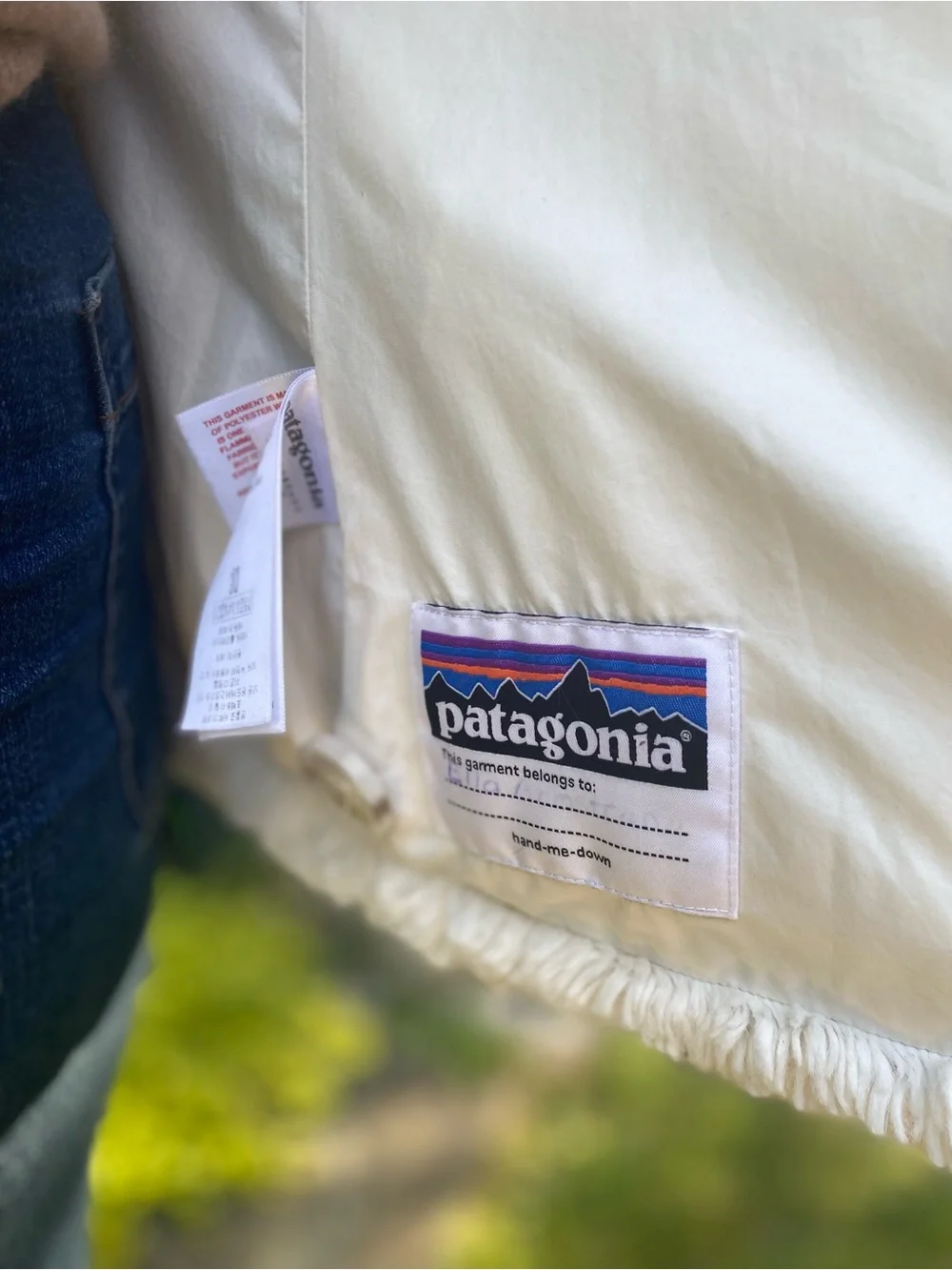 Patagonia faux fur swing jacket